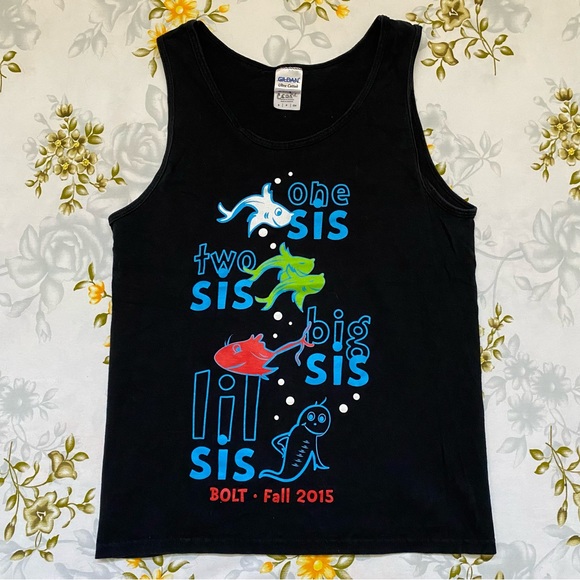 Gildan Tops - Penn State Size S Gamma Sigma Sigma BOLT 2015 Tank